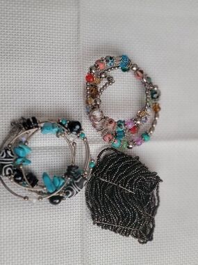 Multicolor Beaded Women's Bracelet Set